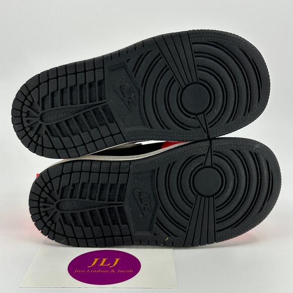 Air Jordan 1 Mid TD 'Infrared 23' Toddler Sneakers 640735-061 Size 8C - Picture 10 of 11